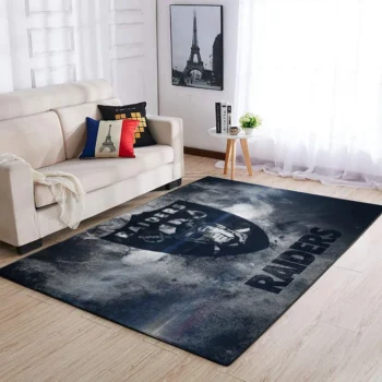 Raiders Area Rug Nfl Football Team Logo Carpet Living Room Rugs Rug Regtangle Carpet Floor Decor Home Decor V1641 0