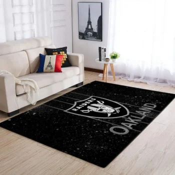 Raiders Area Rug Nfl Football Team Logo Carpet Living Room Rugs Rug Regtangle Carpet Floor Decor Home Decor V1643 0