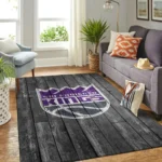 Sacramento Kings Nba Area Rugs Basketball Living Room Carpet Team Logo Wooden Home Rug Regtangle Carpet Floor Decor Home Decor 0
