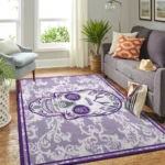 Sacramento Kings Nba Area Rugs Skull Flower Style Living Room Carpet Sports Rug Regtangle Carpet Floor Decor Home Decor 0