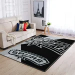 San Antonio Spurs Area Rug Nba Basketball Team Logo Carpet Living Room Rugs Rug Regtangle Carpet Floor Decor Home Decor V1715 0