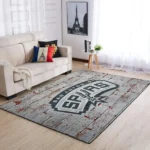 San Antonio Spurs Area Rug Nba Basketball Team Logo Carpet Living Room Rugs Rug Regtangle Carpet Floor Decor Home Decor V1732 0