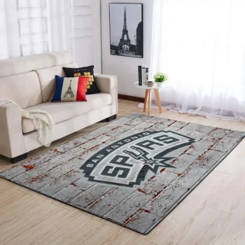 San Antonio Spurs Area Rug Nba Basketball Team Logo Carpet Living Room Rugs Rug Regtangle Carpet Floor Decor Home Decor V1732 0