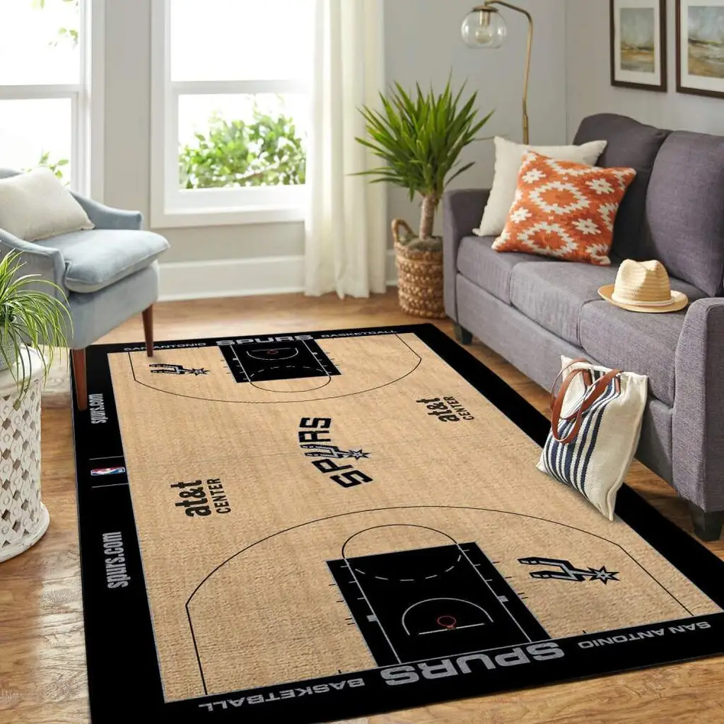 San Antonio Spurs Court Area Rug Nba Basketball Team Logo Carpet Living Room Rugs Rug Regtangle Carpet Floor Decor Home Decor 0 San Antonio Spurs Court Area Rug Nba Basketball Team Logo Carpet Living Room Rugs Rug Regtangle Carpet Floor Decor Home Decor 0