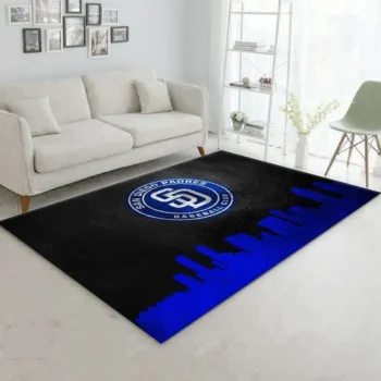 San Diego Padres Mlb 11 Area Rug Living Room And Bed Room Rug Rug Regtangle Carpet Floor Decor Home Decor 0