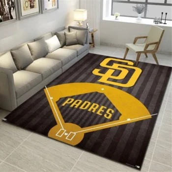 San Diego Padres Mlb 13 Area Rug Living Room And Bed Room Rug Rug Regtangle Carpet Floor Decor Home Decor 0