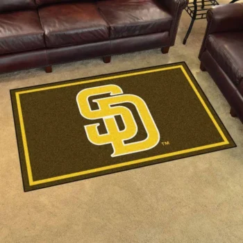 San Diego Padres Mlb 6 Area Rug Living Room And Bed Room Rug Rug Regtangle Carpet Floor Decor Home Decor 0