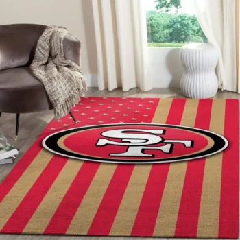 San Francisco 49ers Area Rug Nfl Football Team Logo Carpet Living Room Rugs Rug Regtangle Carpet Floor Decor Home Decor V558 0