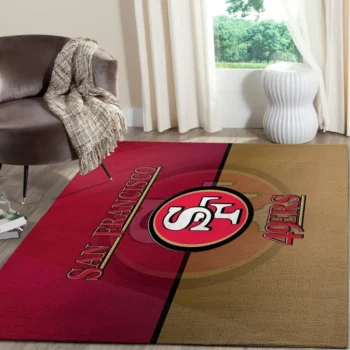 San Francisco 49ers Area Rug Nfl Football Team Logo Carpet Living Room Rugs Rug Regtangle Carpet Floor Decor Home Decor V564 0