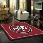 San Francisco 49ers Area Rug Nfl Football Team Logo Carpet Living Room Rugs Rug Regtangle Carpet Floor Decor Home Decor V590 0