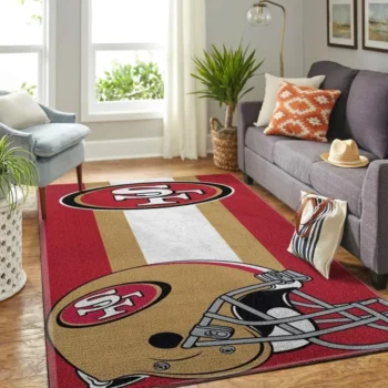 San Francisco 49ers Area Rug Nfl Football Team Logo Carpet Living Room Rugs Rug Regtangle Carpet Floor Decor Home Decor V614 0