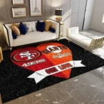 San Francisco 49ers Giants Area Rug Baseball Football Team Logo Carpet Living Room Rugs Rug Regtangle Carpet Floor Decor Home Decor 0