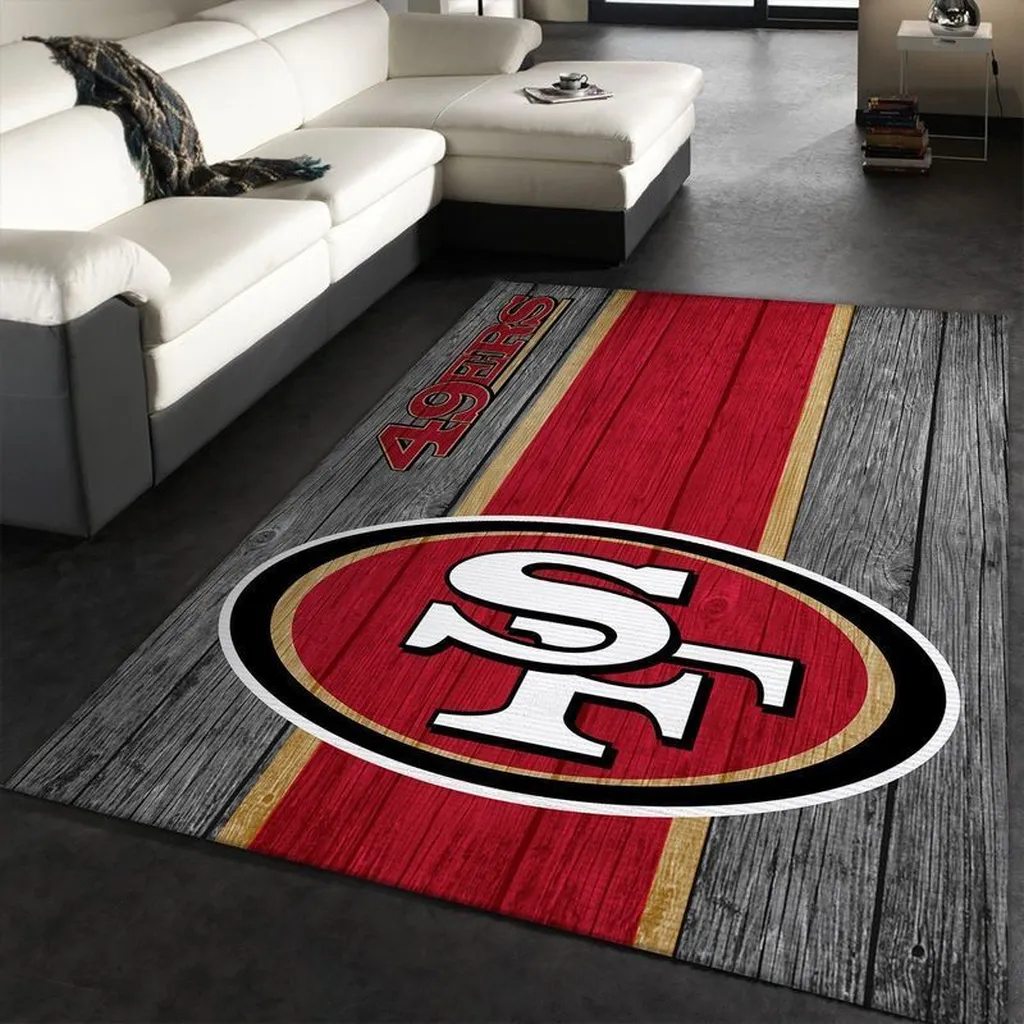San Francisco 49ers Nfl 26 Area Rug Living Room And Bed Room Rug Rug Regtangle Carpet Floor Decor Home Decor 0 San Francisco 49ers Nfl 26 Area Rug Living Room And Bed Room Rug Rug Regtangle Carpet Floor Decor Home Decor 0