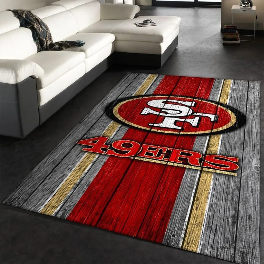 San Francisco 49ers Nfl 27 Area Rug Living Room And Bed Room Rug Rug Regtangle Carpet Floor Decor Home Decor 0 San Francisco 49ers Nfl 27 Area Rug Living Room And Bed Room Rug Rug Regtangle Carpet Floor Decor Home Decor 0