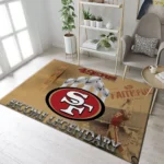 San Francisco 49ers Nfl 35 Area Rug Living Room And Bed Room Rug Rug Regtangle Carpet Floor Decor Home Decor 0