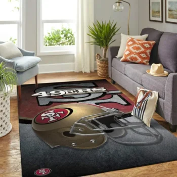 San Francisco 49ers Nfl Area Rugs Team Helmet Living Room Carpet Sports Rug Regtangle Carpet Floor Decor Home Decor 0
