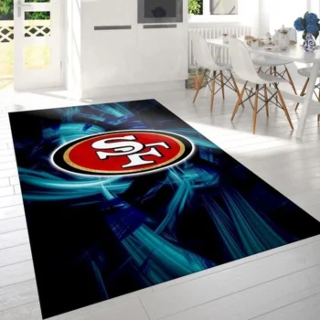 San Francisco 49ers Nfl Logo Area Rug For Gift Bedroom Rug Home Us Dec 0