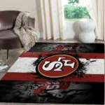 San Francisco 49ers Super Bowl Football Area Rug Floor Decor The Us Decor V7 0