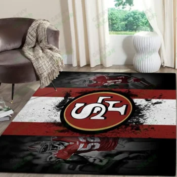 San Francisco 49ers Super Bowl Football Area Rug Floor Decor The Us Decor V7 0