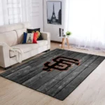 San Francisco Giants Mlb Area Rugs Baseball Living Room Carpet Team Logo Wooden Home Rug Regtangle Carpet Floor Decor Home Decor 0