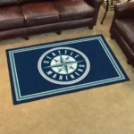 Seattle Mariners Mlb Baseball Area Rug Baseball Rug Regtangle Carpet Floor Decor Home Decor V8382 0