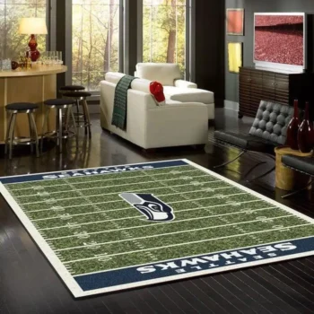 Seattle Seahawks Area Rug Home Field Football Team Logo Carpet Living Room Rugs Rug Regtangle Carpet Floor Decor Home Decor 0