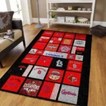 St Louis Cardinals Mlb Baseball Area Rug Baseball Rug Regtangle Carpet Floor Decor Home Decor V6699 0