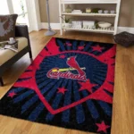St Louis Cardinals Mlb Baseball Area Rug Baseball Rug Regtangle Carpet Floor Decor Home Decor V6701 0