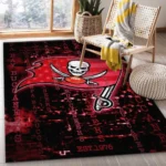 Tampa Bay Buccaneers Nfl 15 Area Rug Living Room And Bed Room Rug Rug Regtangle Carpet Floor Decor Home Decor 0