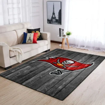 Tampa Bay Buccaneers Nfl Area Rugs Football Living Room Carpet Team Logo Wooden Home Rug Regtangle Carpet Floor Decor Home Decor 0