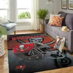 Tampa Bay Buccaneers Nfl Area Rugs Team Helmet Living Room Carpet Sports Rug Regtangle Carpet Floor Decor Home Decor 0