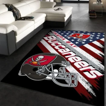 Tampa Bay Buccaneers Nfl Team Logo American Style Area Rug Living Room And Bed Room Rug Rug Regtangle Carpet Floor Decor Home Decor 0