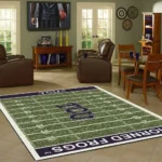 Tcu Horned Frogs Home Field Area Rug Football Team Logo Carpet Living Room Rugs Rug Regtangle Carpet Floor Decor Home Decor 0