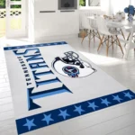 Tennessee Titans Banner Nfl Logo Area Rug For Gift Living Room Rug Us 0