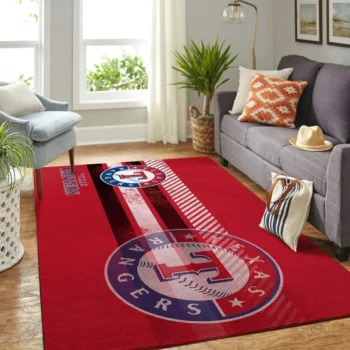 Texas Rangers Mlb Area Rugs Living Room Carpet Team Logo Sports Rug Regtangle Carpet Floor Decor Home Decor 0