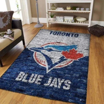 Toronto Blue Jays Area Rug Mlb Baseball Team Logo Carpet Living Room Rugs Rug Regtangle Carpet Floor Decor Home Decor V3659 0