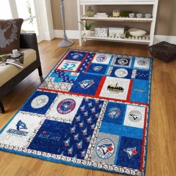 Toronto Blue Jays Area Rug Mlb Baseball Team Logo Carpet Living Room Rugs Rug Regtangle Carpet Floor Decor Home Decor V3665 0
