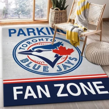Toronto Blue Jays Mlb 1 Area Rug Living Room And Bed Room Rug Rug Regtangle Carpet Floor Decor Home Decor 0