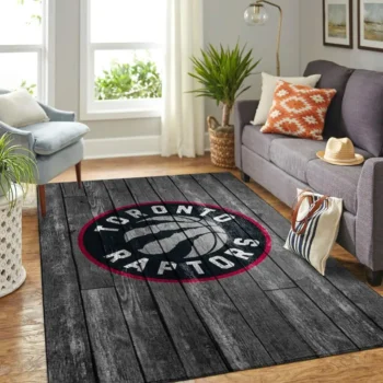 Toronto Raptors Nba Team Logo Grey Area Rugs Wooden Style Living Room Carpet Sports Rug Regtangle Carpet Floor Decor Home Decor 0