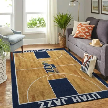 Utah Jazz Area Rug Nba Basketball Team Logo Carpet Living Room Rugs Rug Regtangle Carpet Floor Decor Home Decor V4653 0