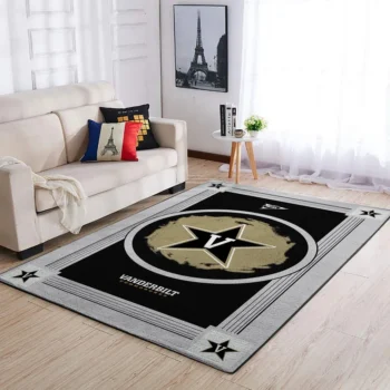 Vanderbilt Commodores Ncaa Area Rugs Living Room Carpet Team Logo Home Rug Regtangle Carpet Floor Decor Home Decor 0