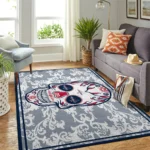 Washington Capitals Nhl Area Rugs Skull Flower Style Living Room Carpet Sports Rug Regtangle Carpet Floor Decor Home Decor 0