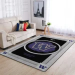 Washington Huskies Ncaa Area Rugs Living Room Carpet Team Logo Home Rug Regtangle Carpet Floor Decor Home Decor 0
