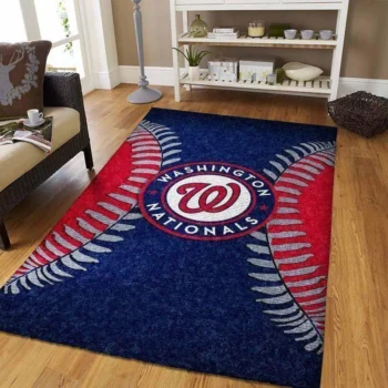Washington Nationals Area Rug Mlb Baseball Team Logo Carpet Living Room Rugs Rug Regtangle Carpet Floor Decor Home Decor V4243 0