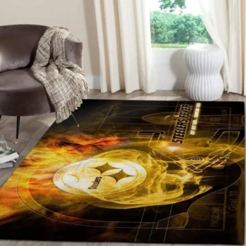 Amazon Pittsburgh Steelers Living Room Area No4691 Rug 1603001357651 1603001357651