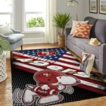 Amazon San Francisco 49ers Living Room Area No4864 Rug 1603001836220 1603001836220