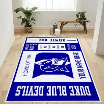 Customizable Duke Blue Devils Rug Custom Size And Printing 0