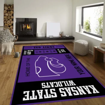 Customizable Kansas State Wildcats Rug Custom Size And Printing 0