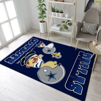 Dallas Cowboys Snoopy Rug Custom Size And Printing 0