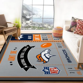 Denver Broncos Rug Custom Size And Printing 0